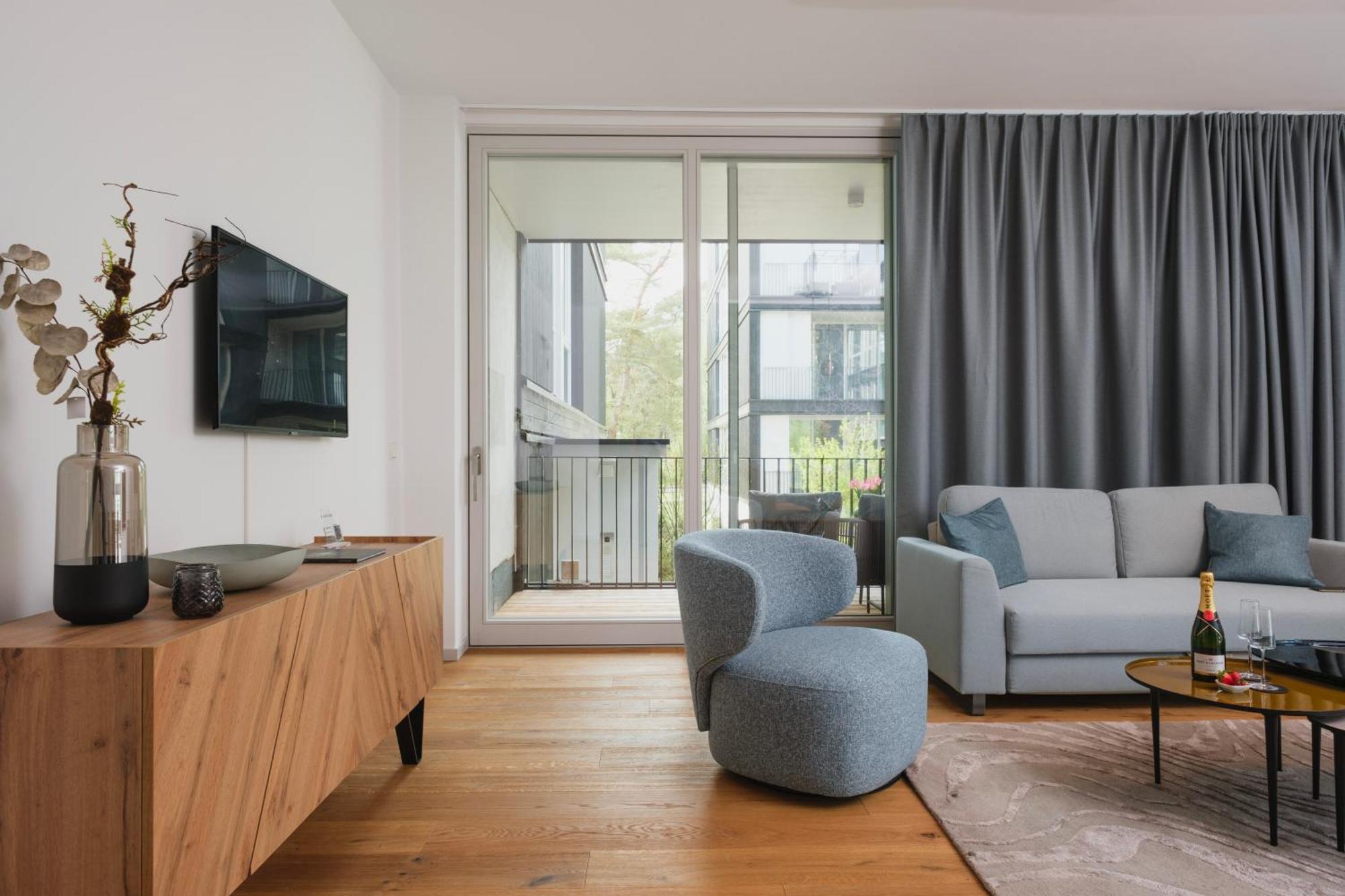 Marina Apartment Seeflair Saarow Mit Pool & Sauna Bad Saarow Exteriör bild