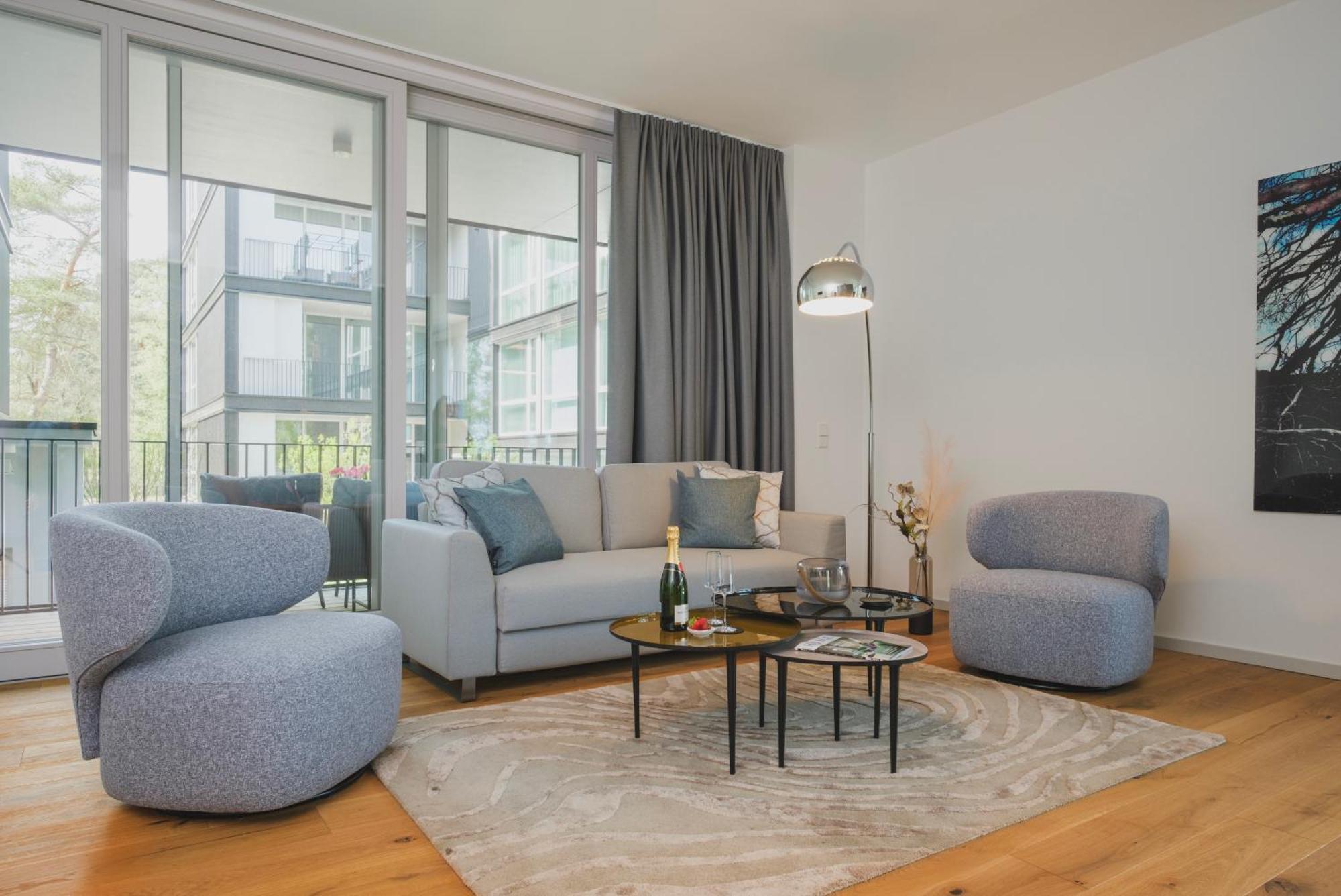 Marina Apartment Seeflair Saarow Mit Pool & Sauna Bad Saarow Exteriör bild
